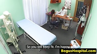 Hospital spycam fucking with young eurobabe