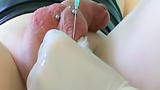 Cruel Bondage Nurse Syonera Von Styx Tortures a Submissive Guy's Cock