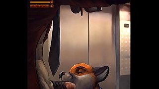 Gay Fox Giving Blowjob in lift - YIFF Jasonafex