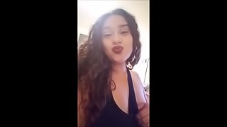 FAN REQUEST GRANTED: LUSTY PLAYS WITH HER PUSSY FOR A FAN COUPLE :P