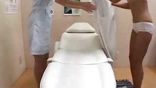 Asian voyeur video with a hot gal giving a handjob