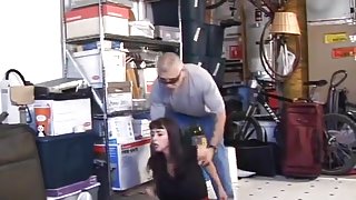 Garage woman