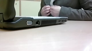 Spy cam girl baring off tits and rubbing between legs