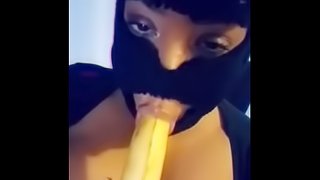 Deepthroating Banana (sound on)