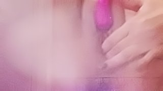 Gaping MILF pussy getting toyed