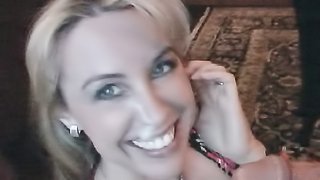 Pretty miss in red and black lingerie bends over for cock on the dining table.