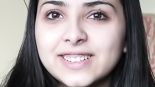 Black hair amateur audition shy