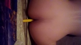 Young blonde Anal Training = Painal