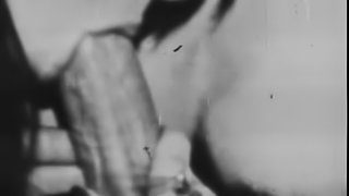 Busty Lesbian Babes Get Anal Fucked in a Hot Retro Threesome