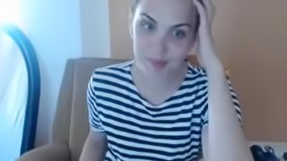 Showing her legs and feet horny web camera online for all people
