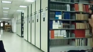 Oriental  immature flashes in public library