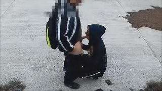 PUBLIC BABE SUCKING COCK