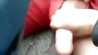 girl gives her bf a handjob in public during daytime in the park