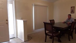 Hot girl blonde gets it from older guy