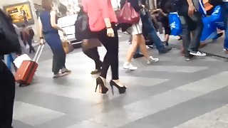 High heels in Paris 06  endless black heels