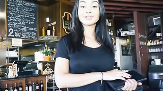 Russian sexy waitreess
