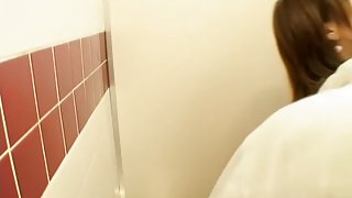 Hot japanese slut with big bun has sex in hot voyeur video