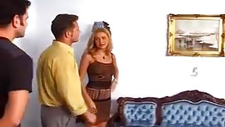 Blonde neatly plowed