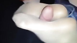 Sexy pantyhose footjob