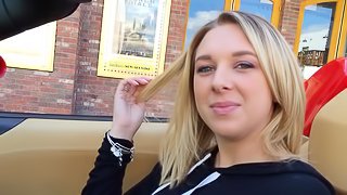 Big ass Brooke riding dick while moaning  indoors