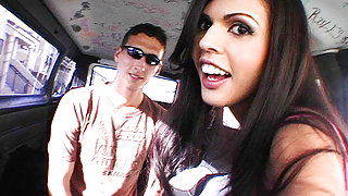 Girl gets slutty on the BangBus