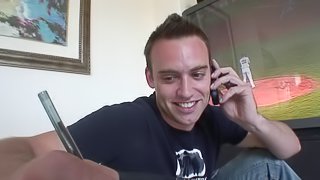 Nude body massage and blowjob from leggy redhead Marsha Lord