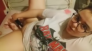 Talking awkwardly while fucking myself