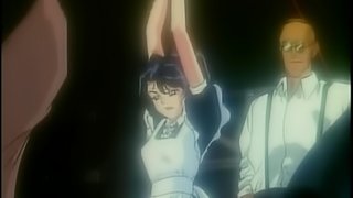 Bondage hentai maid hard poked