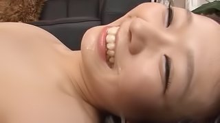Closeup shoot of Asian dame getting drilled hardcore doggystyle
