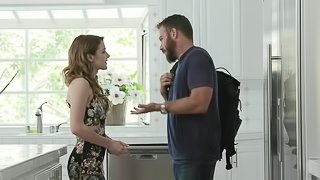 Naughty Rosalyn Sphinx gets her small cunt filled with a fat cock