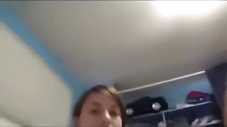 Hot immature drills her pussy with a toy