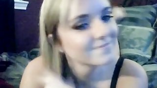 Hawt Golden-Haired  immature Plays With Her Biggest Wobblers And Bald Fur Pie