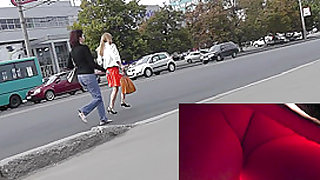 Beautiful upskirt pussy pictures of this blonde woman