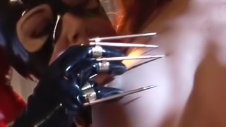 Anastasia Pierce and Ginger Lea are playing with fucking machine