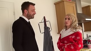 Bad girl Jasmine Lau gets her ass paddled until it's red