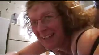Curly french mature anal and facial
