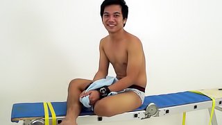 Asian Boy Ronny Tied and Tickled