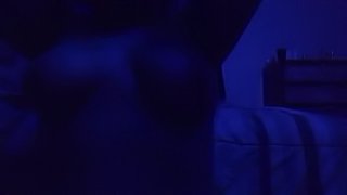 BBW undressing solo play