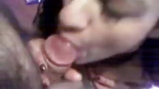 Tunisian sucks her man and show her body