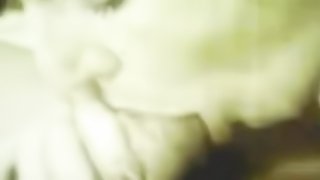 Classic porn with a  cute chick being very passionate while sucking cock