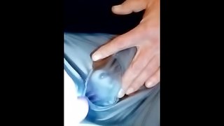 Cum thru the boxers