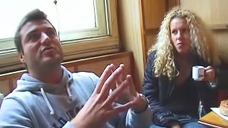 Crazy & kinky couple fooling around on camera