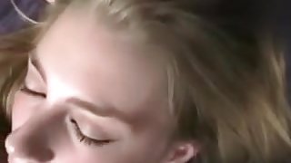 homemade  Blond suck and cum