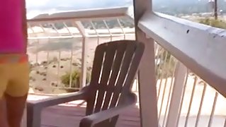 Blonde bitch gets hard in the ass