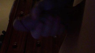 Wife jerking and sucking hubby's cock.