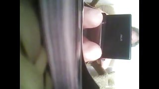 upskirt in hotel lounge