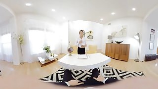 VRBANGERS-Morgan Lee Take a big dildo in her pussy