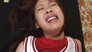 Nasty Japanese Beauty Receives Smothered With Cum