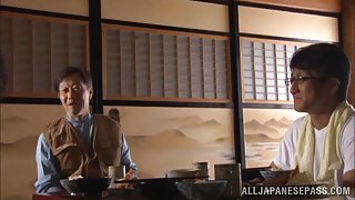 Ayano Murasaki  mature Asian lady enjoys hot oral sex