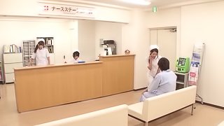 Sexy Japanese nurses at this hospital love to get fucked